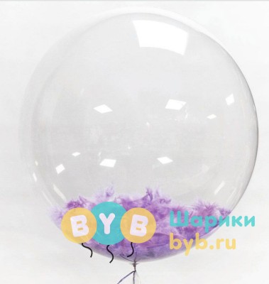 Большой шар с перьями