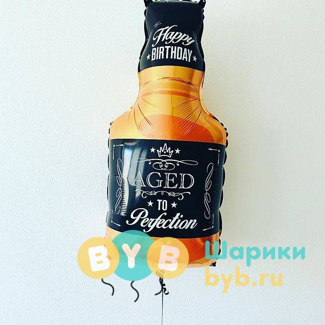 Шар фольгированный "Бутылка Виски"