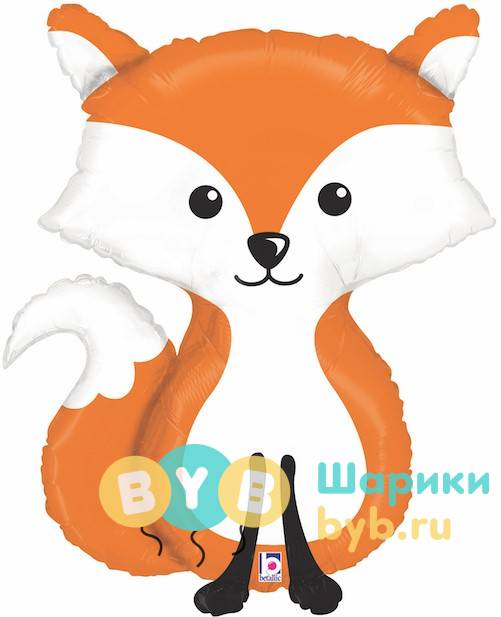 Шар фольгированный "Лесная Лиса"