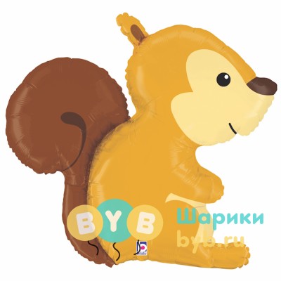 Шар фольгированный "Лесная Белка"