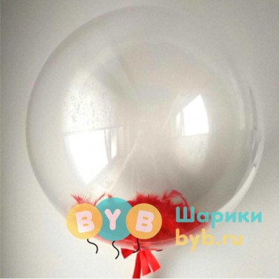 Большой шар с перьями