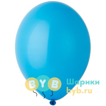 Шар латексный Пастель Экстра Cyan
