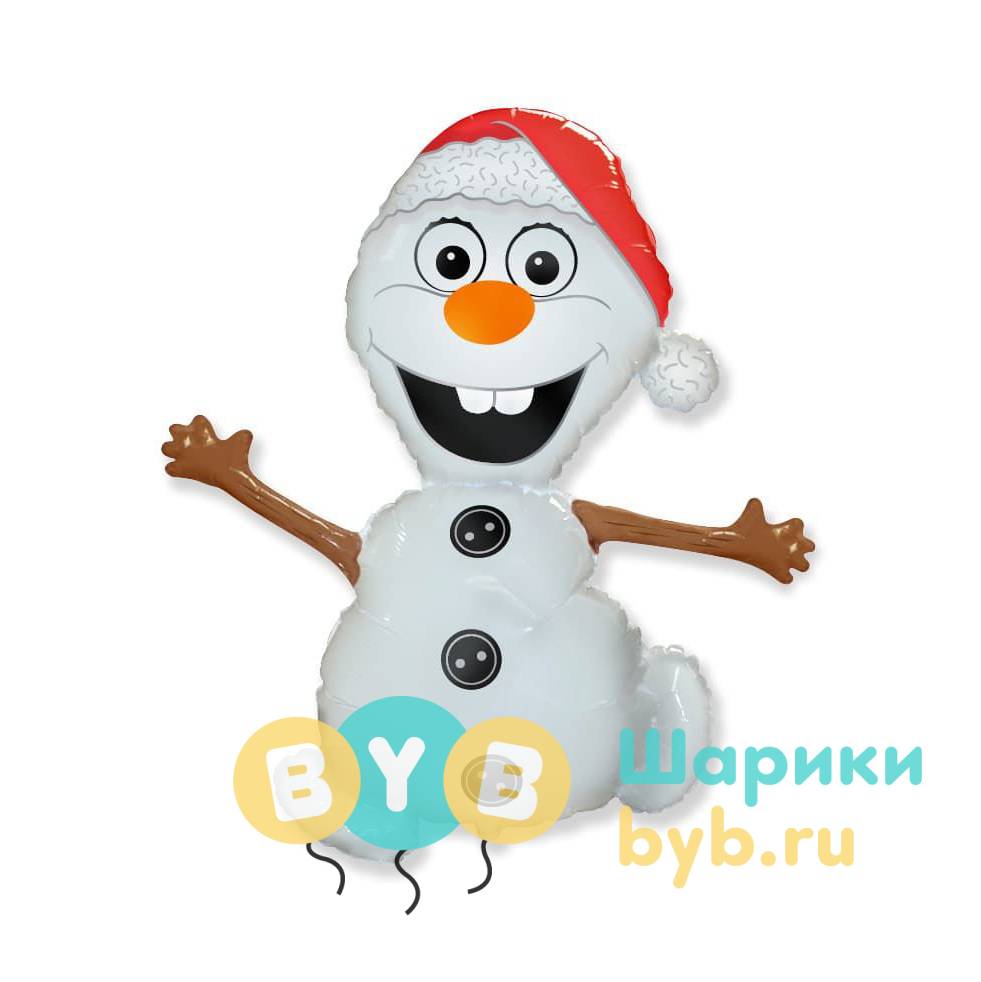 Шар фольгированный "Снеговик Олаф"