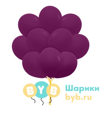 Облако шаров бургунди (пастель)