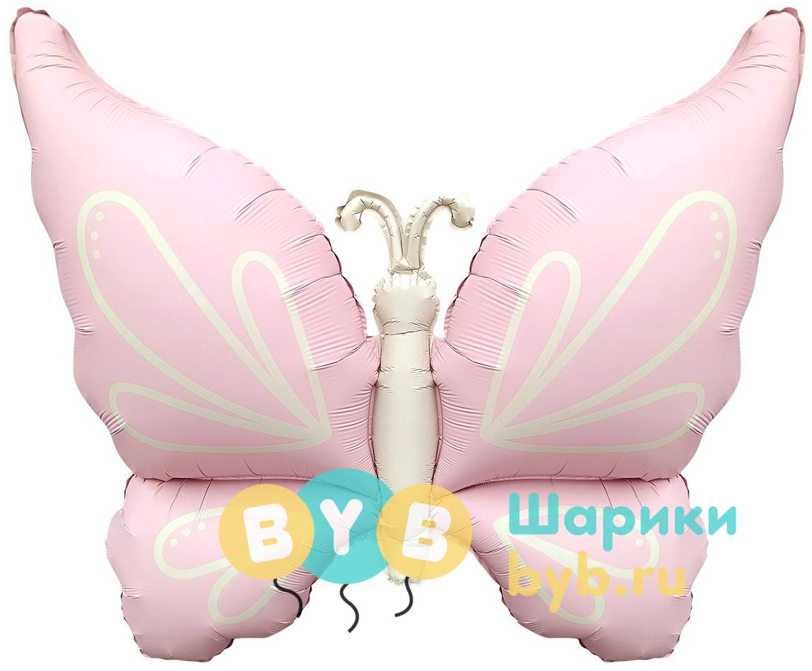 Шар Фигура "Нежная бабочка, Сатин"