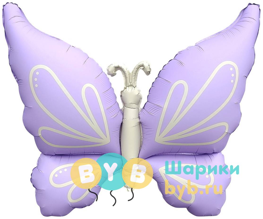 Шар Фигура "Нежная бабочка, Сатин"