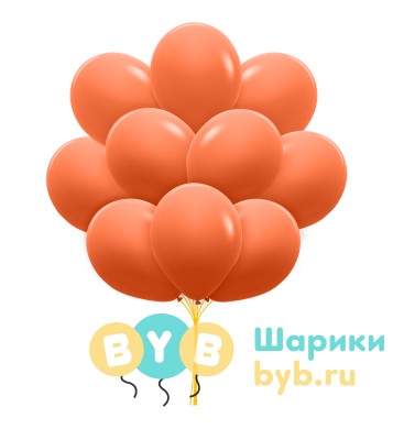 Облако шаров коралловые (пастель)