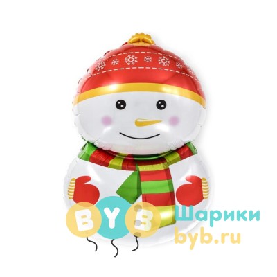 Шар фольгированный "Снеговик"
