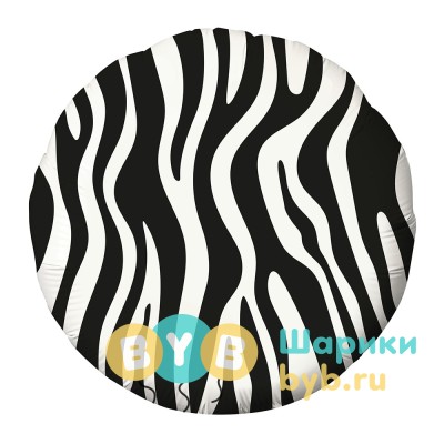 Шар фольгированный "Круг, Анималистика"