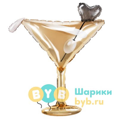 Шар фольгированный "Бокал Мартини"