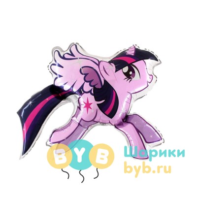 Шар фольгированный "Милая пони Искорка"