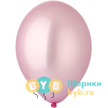 Шар латексный Металлик Экстра Pink
