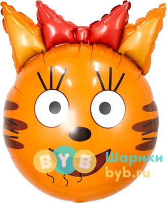 Шар фольгированный "Три Кота, Карамелька"