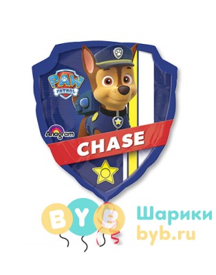 Шар фольгированный "Щенячий патруль. Щит Гонщик"