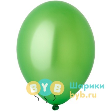 Шар латексный Металлик Экстра Lime Green