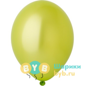 Шар латексный Металлик Экстра Apple Green