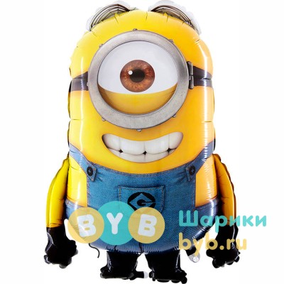 Шар фольгированный "Миньоны, Стюарт"
