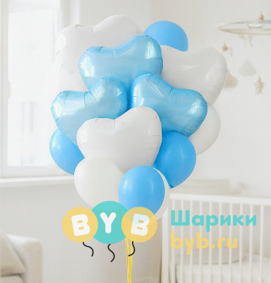 Шары в роддом для мальчика 1775-12629