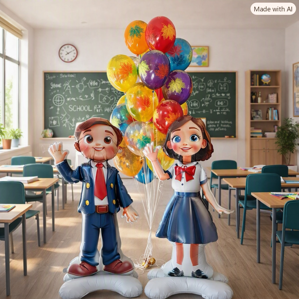 Сет из 25 шаров и больших фигур