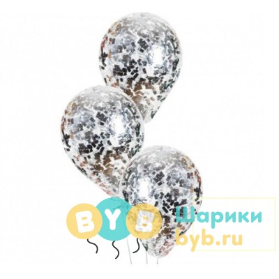 Шары с конфетти "Диско"