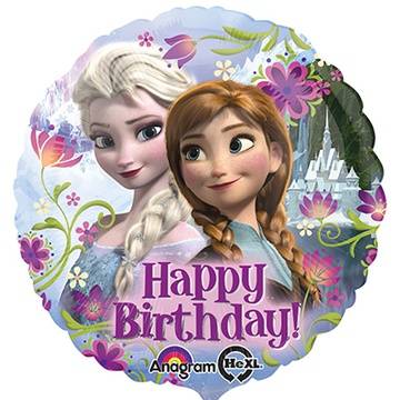 Шар фольгированный "Холодное сердце. Happy Birthday!"