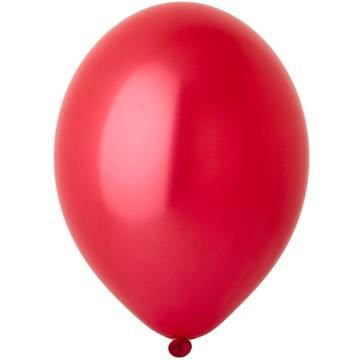 Шар латексный Металлик Экстра Cherry Red