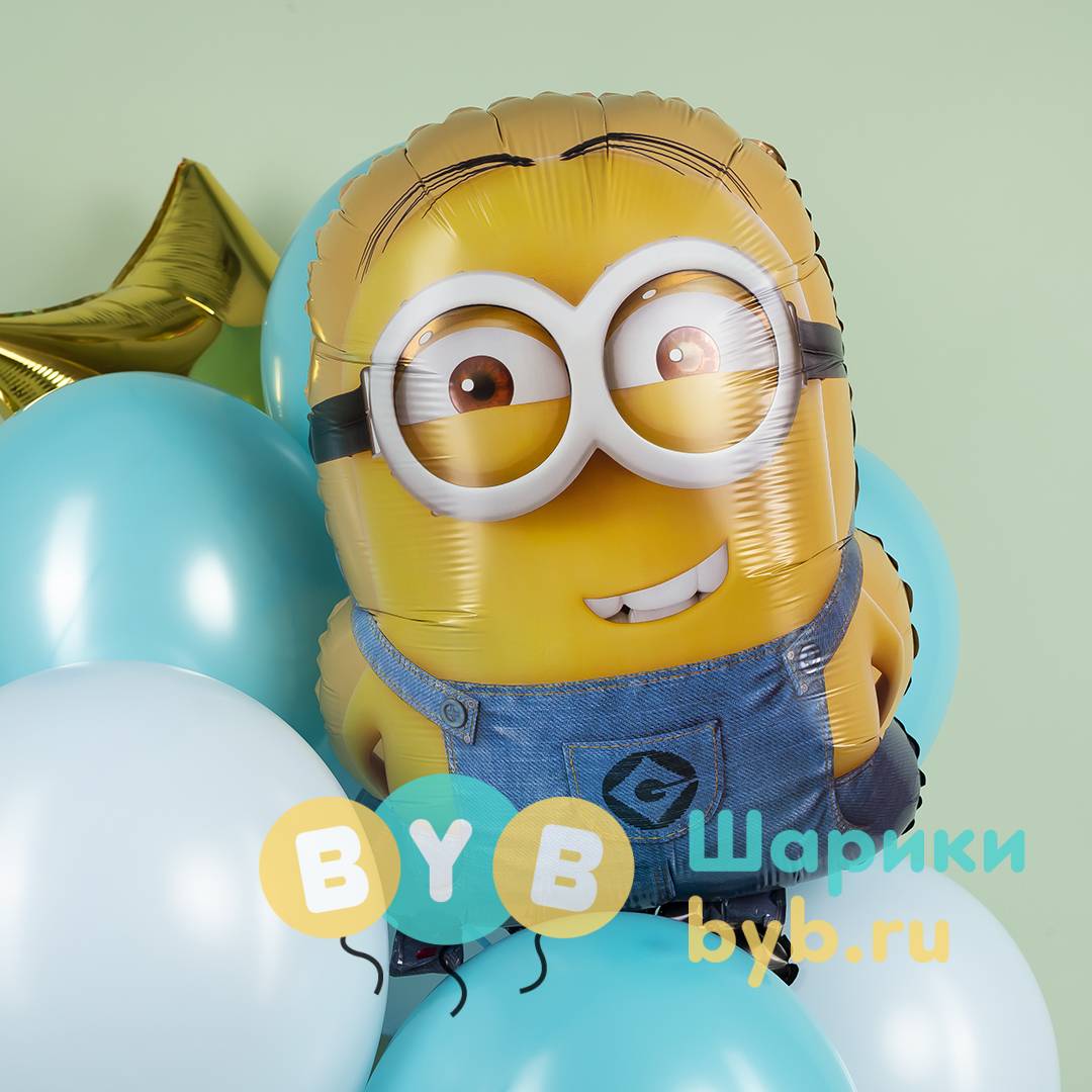 Шар фольгированный "Банановый человечек"