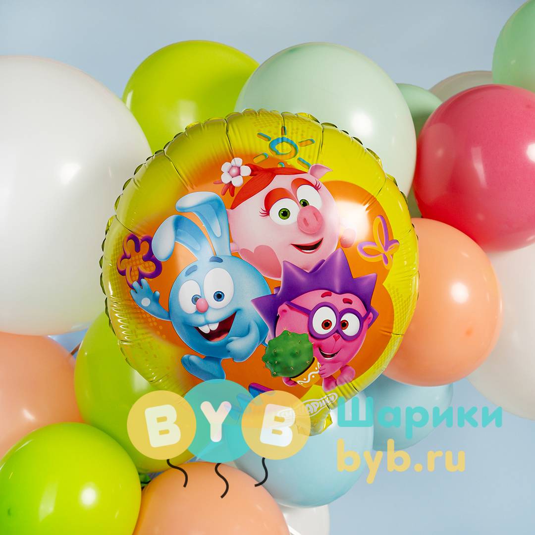 Шар фольгированный "Смешарики"