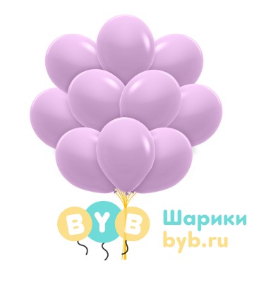 Облако шаров лиловые (пастель)