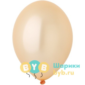 Шар латексный Металлик Экстра Peach