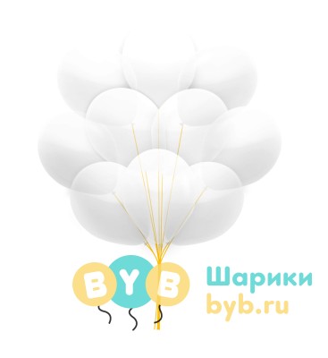 Облако шаров прозрачные (пастель)