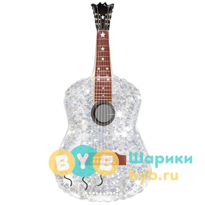 Шар фигурный "Гитара блеск"
