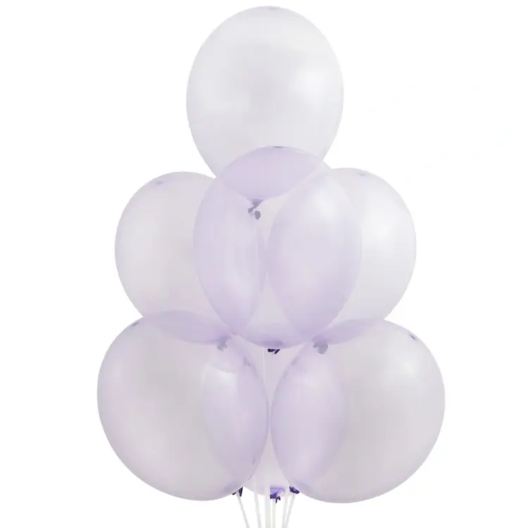 Шар латексный Кристалл Экстра Bubble Purple