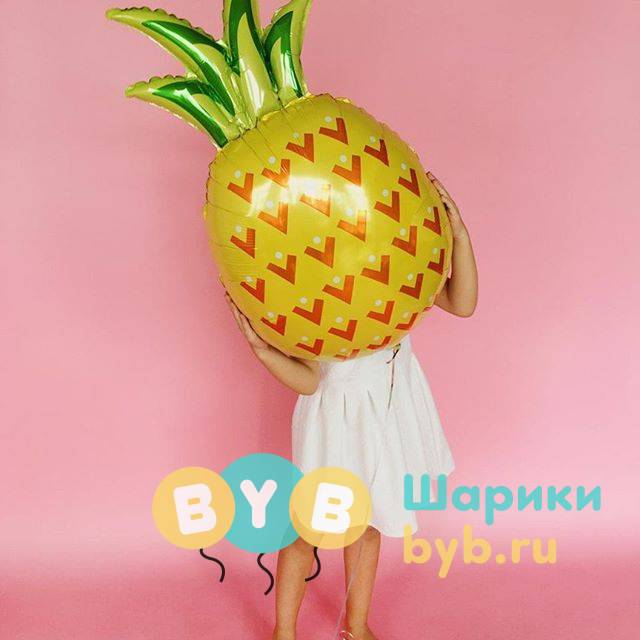 Шар фольгированный "Ананас"