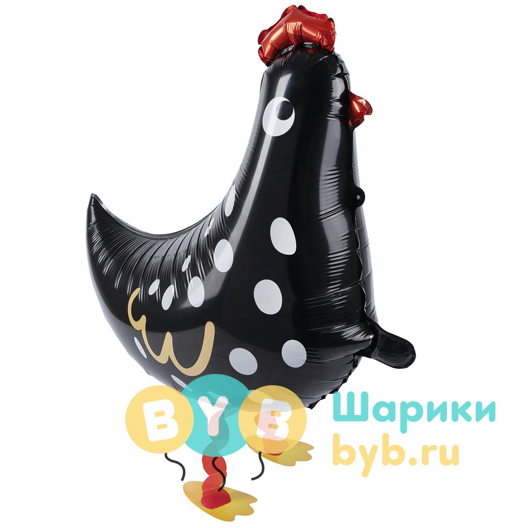 Ходячая Фигура "Курица" Белый, черный