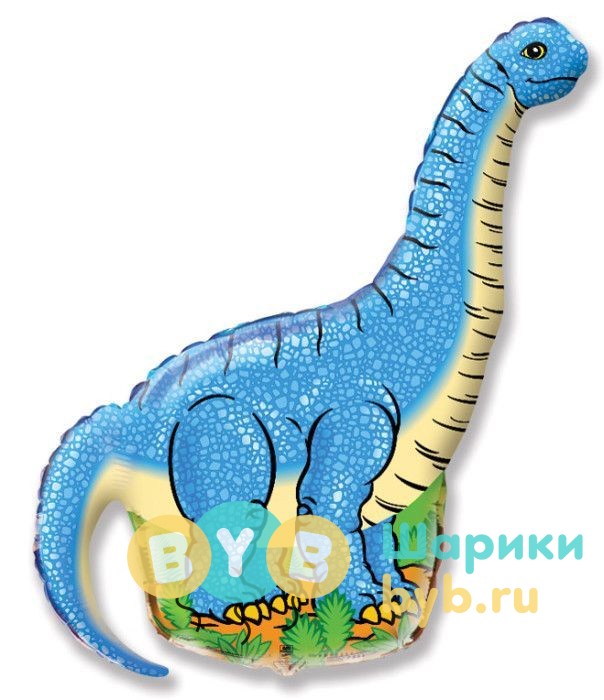 Шар фольгированный "Динозавр диплодок"