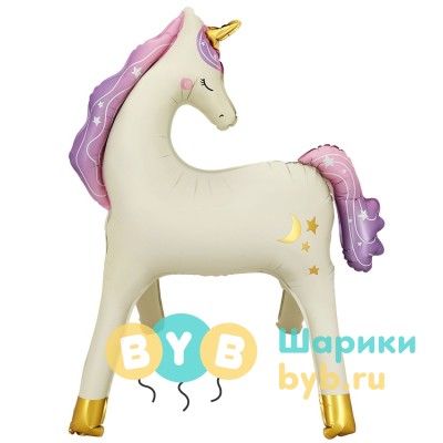 Шар фигурный "Единорог стоячий"