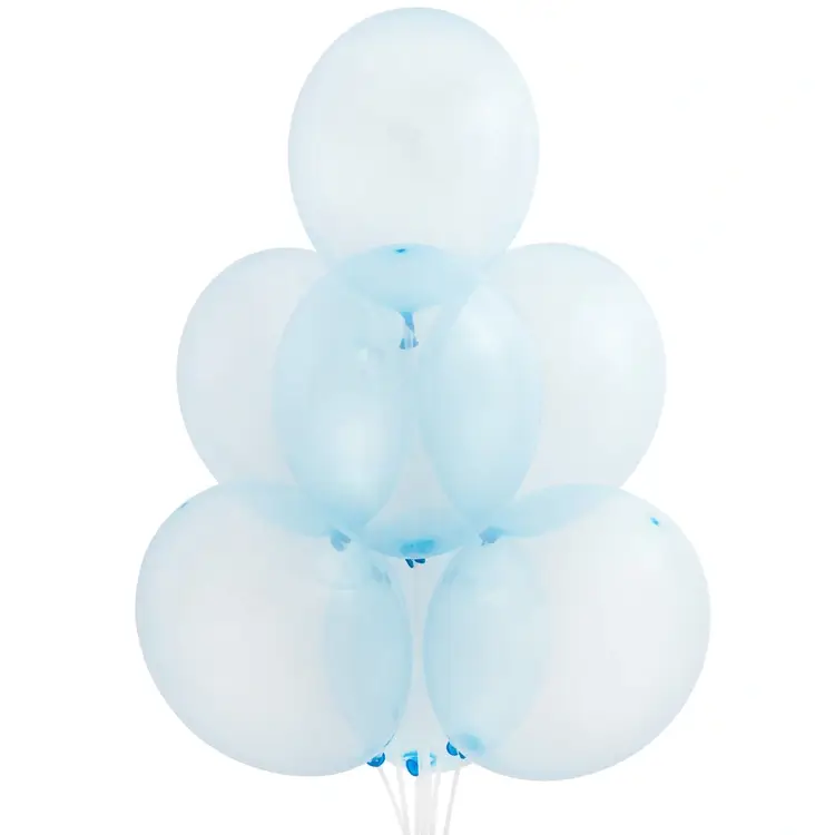 Шар латексный Кристалл Экстра Bubble Blue