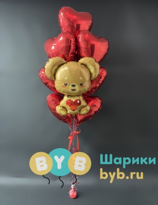 Сет "Мишка с сердцем"