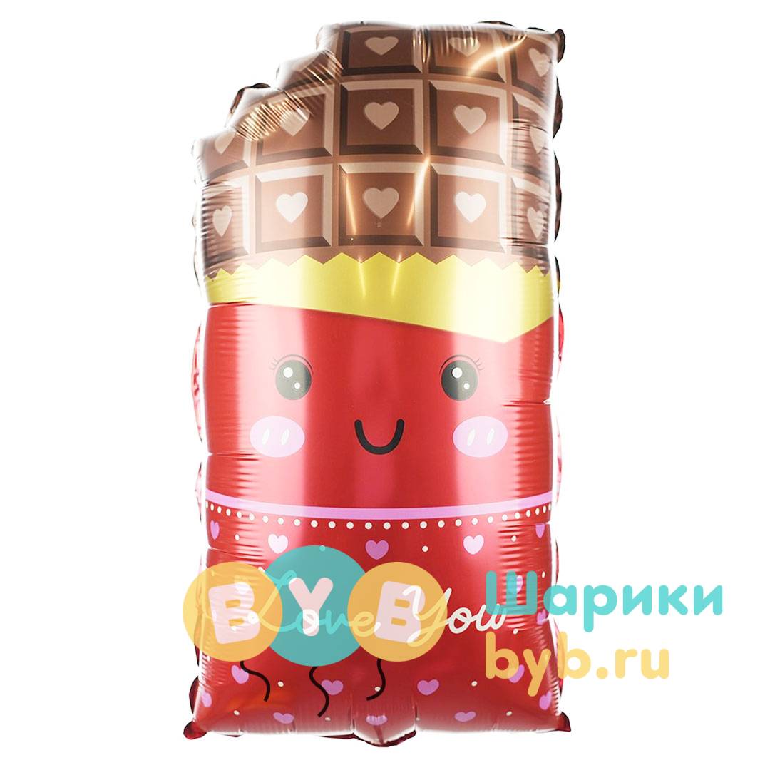 Шар фольгированный "Плитка Шоколада"