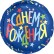 Шар фольгированный " С Днем Рождения (разноцветные звезды)"