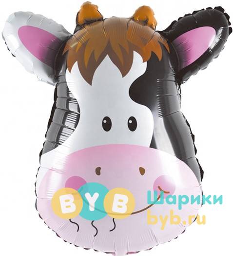 Шар фольгированный "Милая корова"