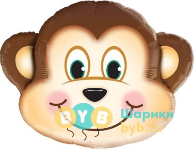 Шар фольгированный "Обезьянка мартышка"