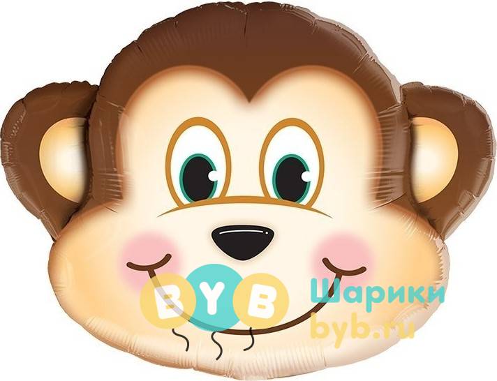Шар фольгированный "Обезьянка мартышка"