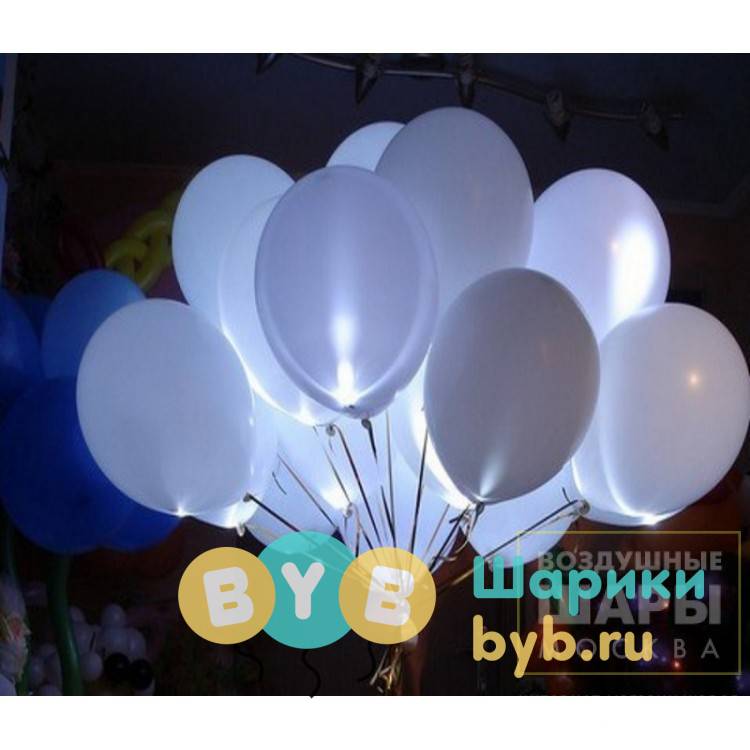 Облако светящихся шаров