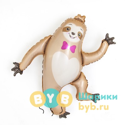 Шар фольгированный "Веселый Ленивец"
