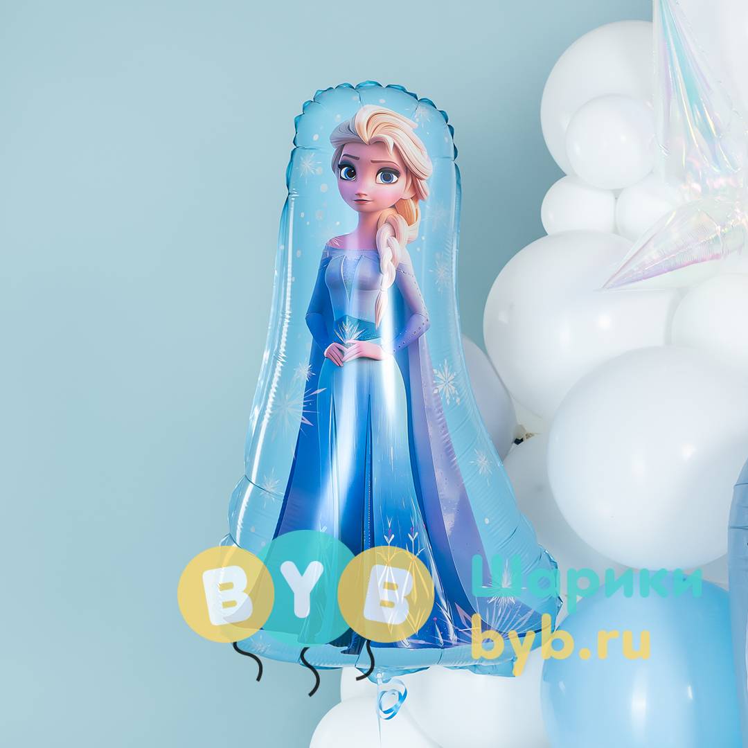 Шар фигурный "Холодное сердце, Эльза"