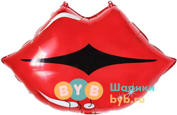Шар фольгированный "Губы"