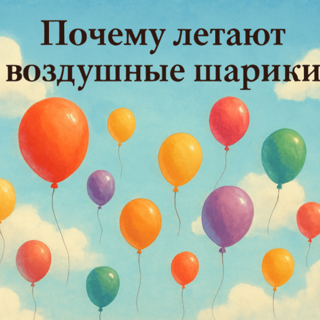 Почему летают воздушные шарики: